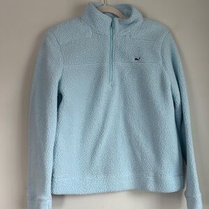 Vineyard Vines Sky Blue Cowl Neck Sweater